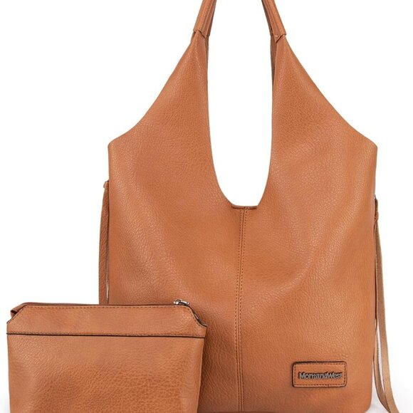 Slouchy Hobo Bags for Women Soft Designer Shoulder Purses Ladies Top Handle Hand - Picture 1 of 7